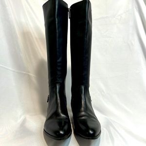 Nurture Black Tall Riding Boots